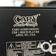 Load image into Gallery viewer, CARY Audio CDP 1 HDCD Player