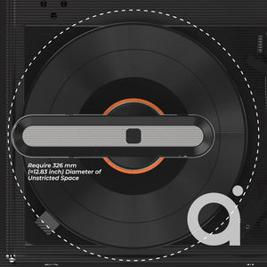 Humminguru Orbit Vinyl Record Static Remover