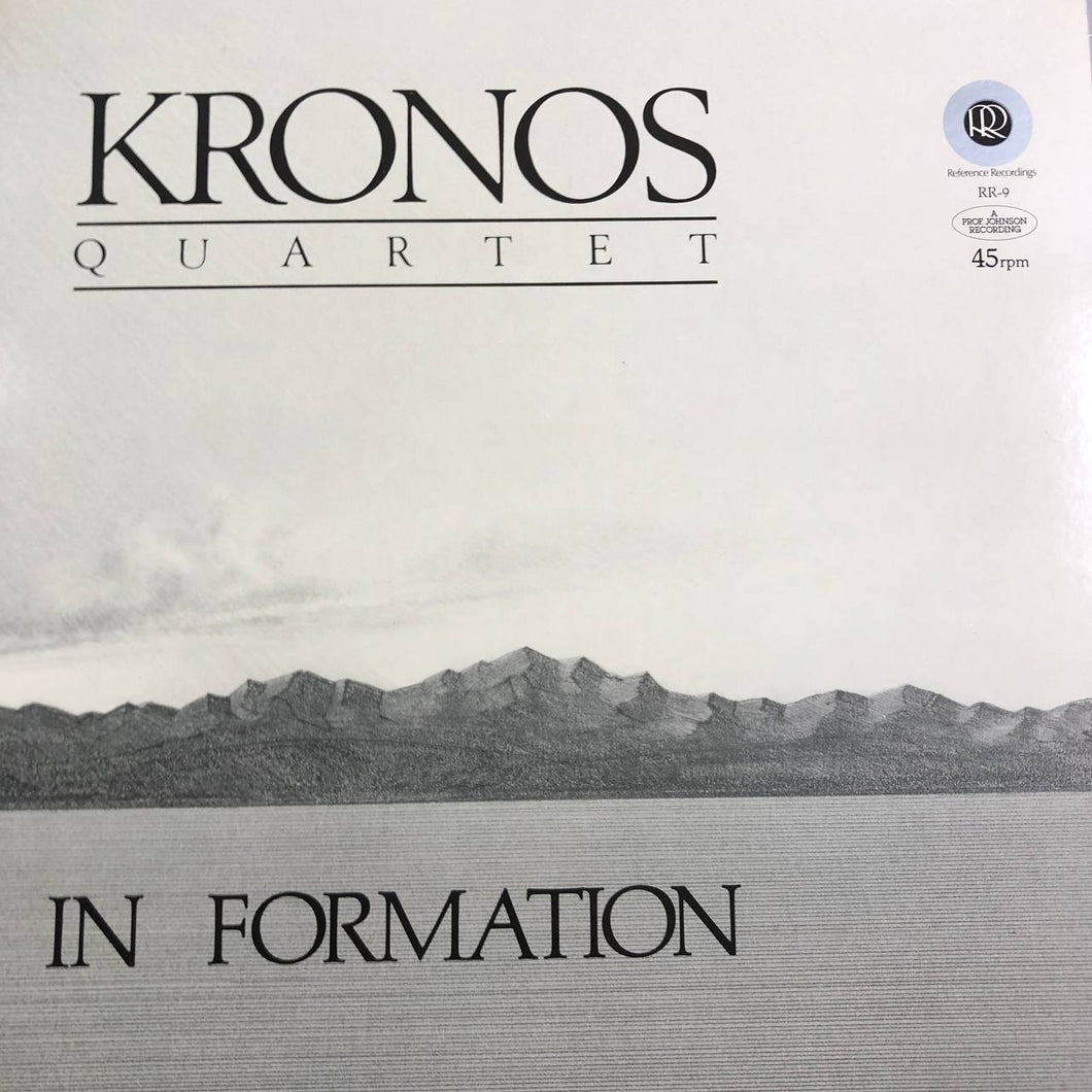Kronos Quartet In Formation Reference Recording