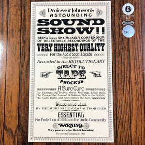 Professor's John's Astounding Show Reference Recording