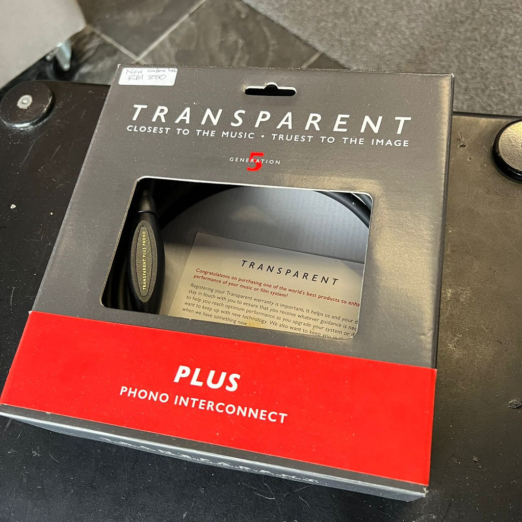 Transparent Generation 5 Plus Phono Interconnect