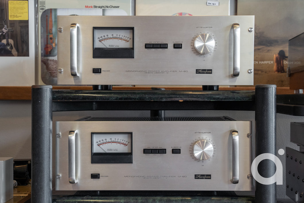 Accuphase Monophonic Power Amplifier M-60 (Pair)
